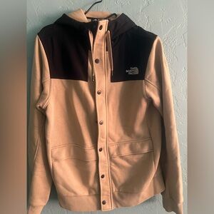 The North Face Men's Beige and Black Performance Jacket